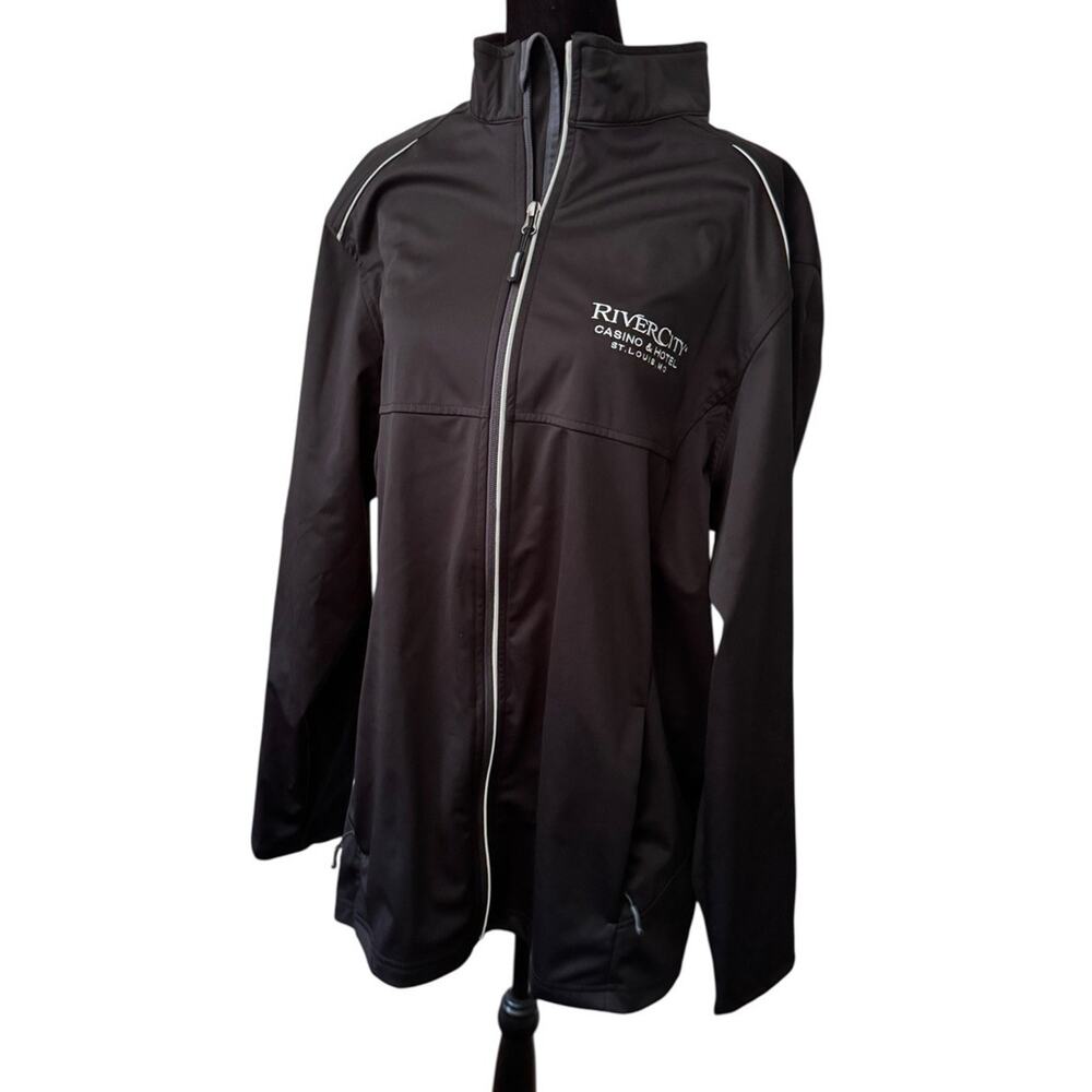 River City Casino Hotel XL Lightweight Zip Up Jacket St Louis‎ Missouri 1X Poker